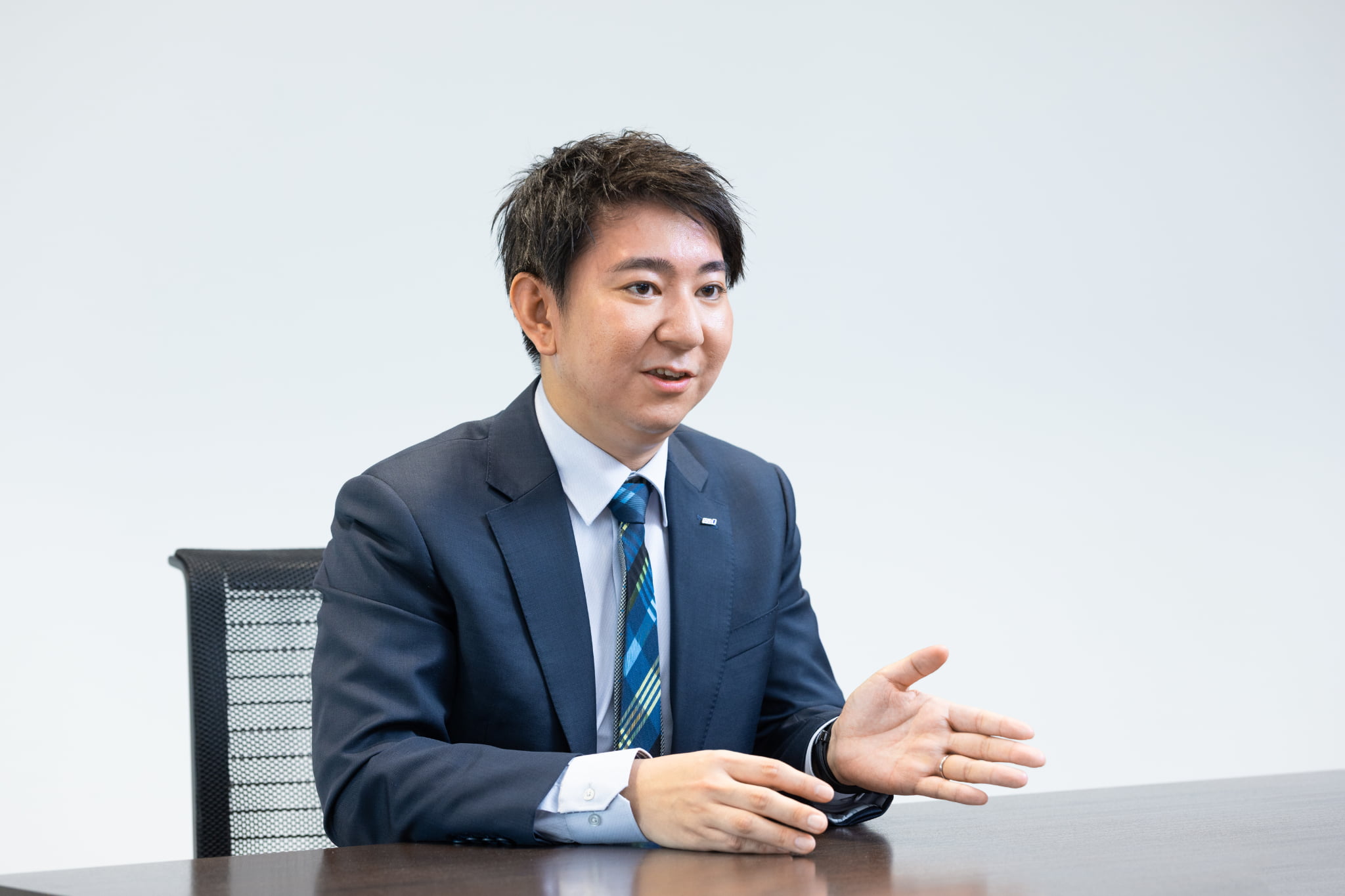 「国際物流について幅広く学習。受講者同士の交流もメリット」と語るアサヒロジ株式会社 宗像 雄司 氏